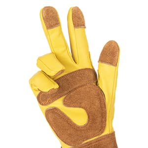 Womens Gardening Weeding Working Gloves, Leather Garden Glove for Women Thorn Proof No Stab for Digging, Planting,Pruning