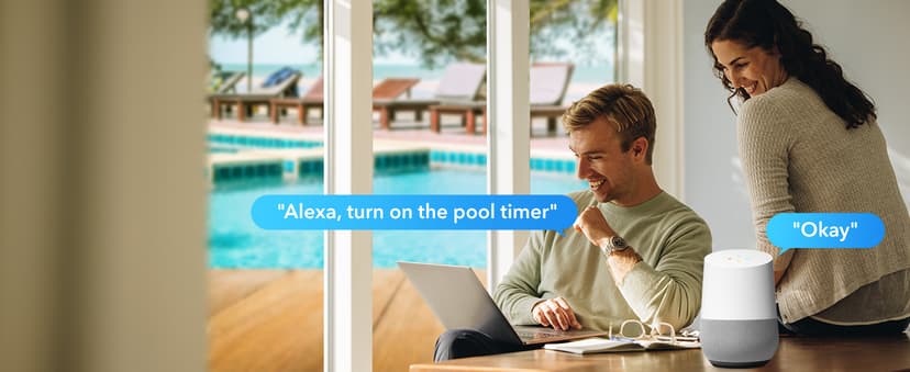 BN-LINK Pool Timer, Outdoor WiFi Timer Switch for Water Heater, Pool Pump, Metal Casing, Heavy Duty 40A 120-277 VAC 2HP