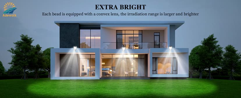 5000W Solar Lights Outdoor - 6500K LED Solar Street Lights Outdoor, Dusk to Dawn, IP66 Waterproof Solar Flood Lights with Motion Sensor and Remote Control for Yard, Patio, 2 Pack