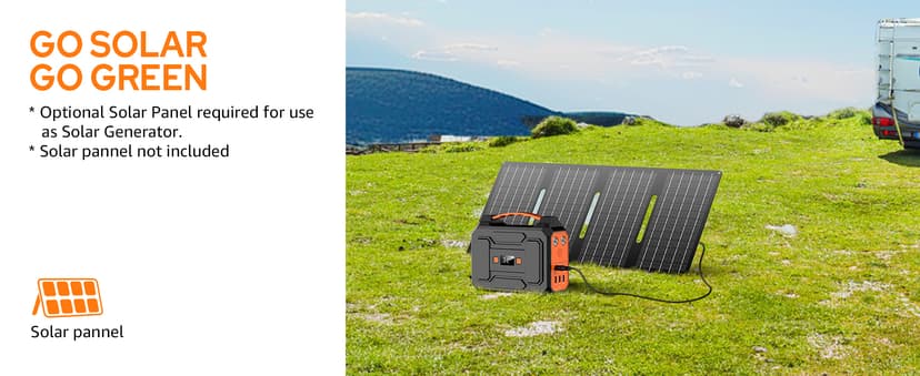 Portable Power Station Bank 146Wh 200W Peak(100W Rated), Solar Powered Power Bank with AC Outlet 110V for Camping, Solar Charger Power Bank Battery Pack 39600mAh for Home Outdoor Emergency