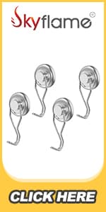 Skyflame Wood Chip Smoker Box, Stainless Steel Double V-shape BBQ Smoke Box with Hinged Lid for Charcoal & Propane Gas Grill, 12.5"(L) x 3.3"(W) x 2.5"(H), U.S. Design Patent