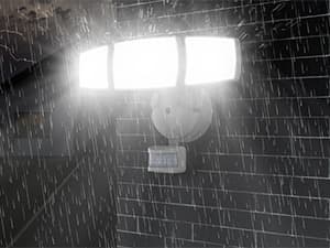 USTELLAR 2 Pack 50W Smart Outdoor LED Security Light Tunable White 2700K-6500K Motion Sensor Exterior WiFi Flood Light Fixture Alexa Warm Wired Floodlight Google Outside Spotlight House Yard Garage