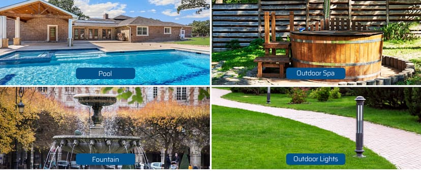 DEWENWILS Pool Pump Timer, Outdoor Smart WiFi Box, Heavy Duty 40A 240VAC 3HP Wireless Controller Timer for Pool, Water Heater, Compatible with Smart Phone, Alexa, Google Assistant, ETL Listed