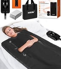Sauna Blanket, Sauna, Portable Sauna for Home, 86-158℉, 20-60 Minutes Timer, 6 ft x 2.62 ft