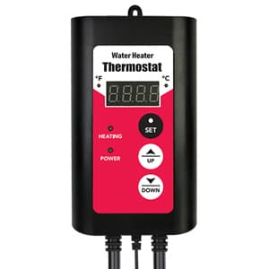 1800W Immersion Water Heater Portable Electric Hot Tub & Pool Fully Submersible Water Heater with Thermostat, GFCI Leakage Protection for Bathtub, Buckets, Swimming Pool, Baptistry, Pools