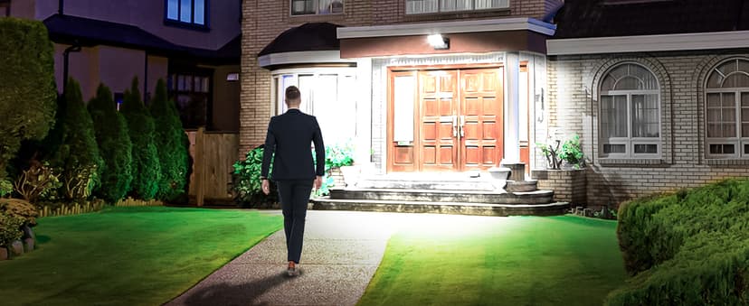 40W LED Outdoor Wall Lights, 5000K Water Resistant Exterior Wall Pack Light, 360 ° Adjustable Head Flood Wall Lighting Self-Developed Security Commercial Wall Mount Fixture for Yard Porch