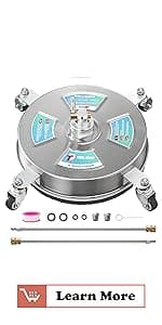 Tool Daily Foam Cannon with 1/4 Inch Quick Connector, 1 Liter, 5 Pressure Washer Nozzle Tips