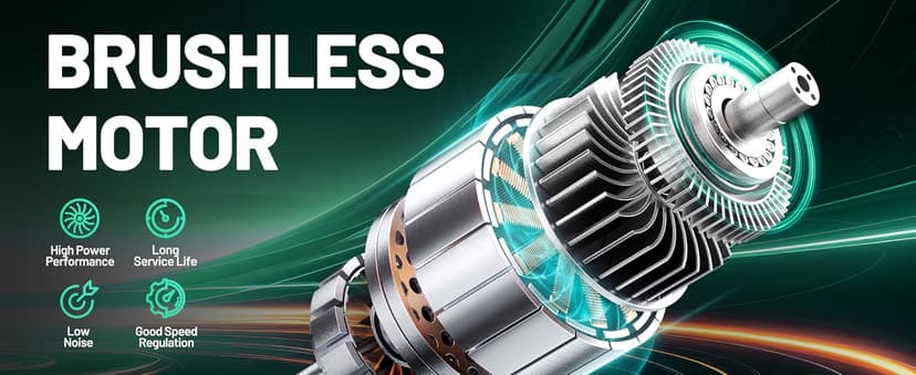 Litheli Cordless Lawn Mower 13 Inch, 5 Heights, 20V Electric Lawn Mowers for Garden, Yard and Farm, with Brushless Motor, 4.0Ah Battery & Charger Included