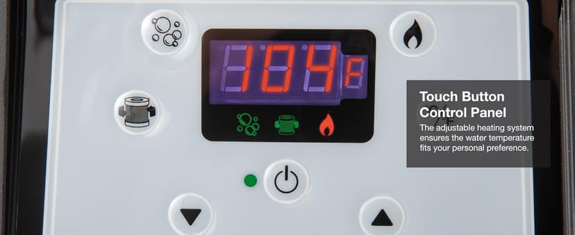 INTEX SimpleSpa Inflatable Hot Tub, 6 Person Bubble Massage Spa with Built-in Pump and Energy Efficient Cover