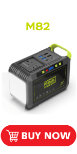 MARBERO Portable Power Station 88Wh Camping Lithium Battery Solar Generator Fast Charging with AC Outlet 120W Peak Power Bank(Solar Panel Optional) for Home Backup Outdoor Emergency RV Van Hunting