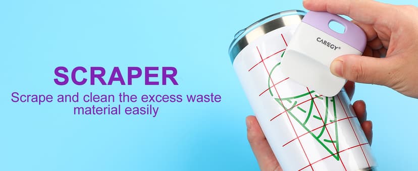 CAREGY Craft Vinyl Weeding Tools Set, Precision Craft Tools Kit, Weeding Kits for Cricut/Silhouette/Siser/Oracal 631/651/751 Vinyl