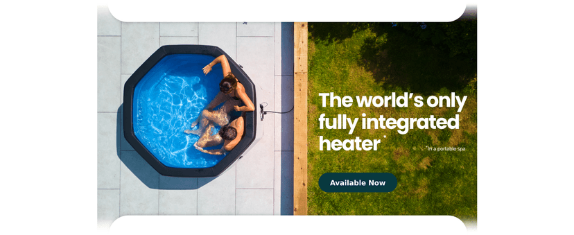 Como 6 Person Eco Foam Hot Tub | Portable Outdoor Spa with Rapid Heating | Durable PVC Material | Easy Setup | Ideal for Garden and Patio Relaxation | Graphite Gray