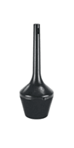 Commercial Zone 710302 Smoker’s Outpost Site Saver Hexagon Shape Cigarette Collector Receptacle Container, Beige