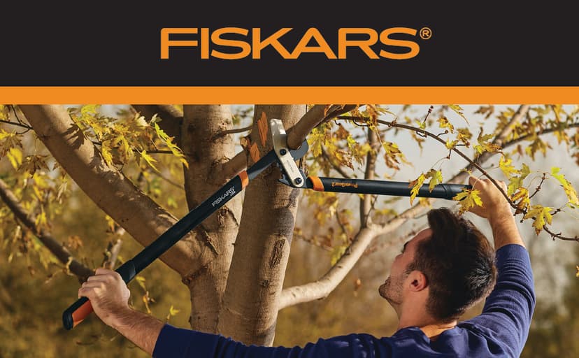 Fiskars 32-Inch Loppers for Tree Trimming, Heavy Duty, Low-Friction Sharp Steel Blade, Branch Cutter up to 2-Inch Diameter Cut Capacity, PowerGear2 Technology that Multiplies Power for Less Effort
