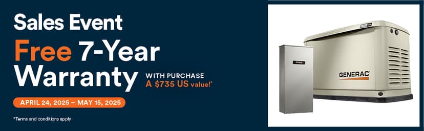 Generac Guardian 24kW Home Standby Generator with 200 Amp Transfer Switch, Durable All Aluminum, WiFi Enabled with G-Force Engine, Easy to Use, Whole House Power Backup, Smart Outage Solution - Bisque