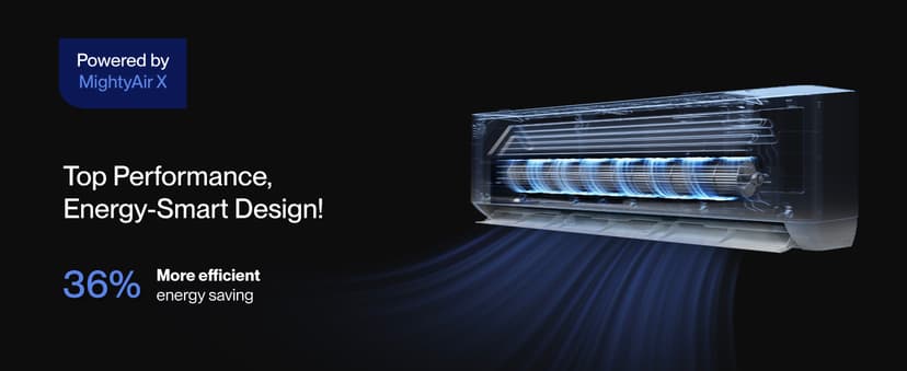 DELLA Vario 12000 BTU Mini Split Air Conditioner Work with Alexa 19 SEER2 Cools Up to 550 Sq.Ft Energy Efficient Ductless Inverter System, Heat Pump Pre-Charged and 16.4ft Installation Kits