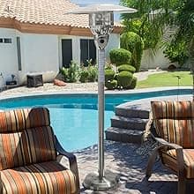 Hiland NG-WSS Tall Natural Gas Patio Heater,