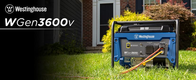 Westinghouse Outdoor Power Equipment 4650 Peak Watt Portable Generator, RV Ready 30A Outlet, Gas Powered