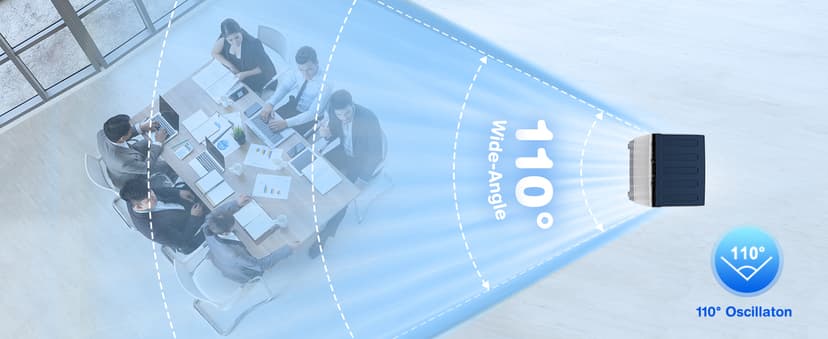 Air Choice Portable Evaporative Air Cooler, 1800 CFM Swamp Cooler with 6 Ice Box & 5.3 Gal Water Tank, 110° Swing, 3 Speeds, Upgraded Remote, 12H Timer, 3-in-1 Air Cooling Fan for Outdoor Indoor, Gray