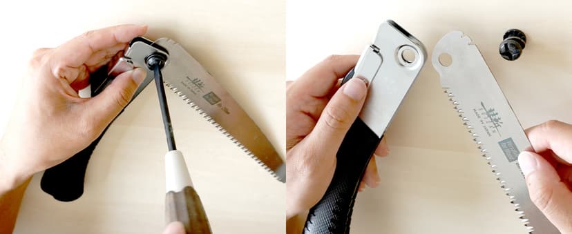SUIZAN Japanese Folding Saw 8.3" Versatile for Wood - Compact Handsaw Pruningsaw Garden Woodworking DIY Tools