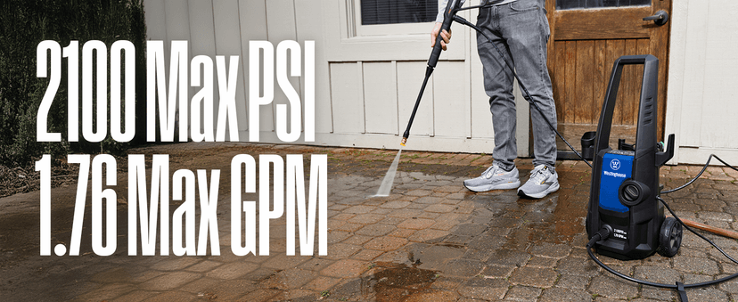 Westinghouse ePX3050 Electric Pressure Washer, 2100 Max PSI 1.76 Max GPM with Foam Cannon, for Cars/Fences/Driveways/Home/Patios