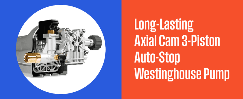 Westinghouse WPX3000e Electric Pressure Washer, 3000 Max PSI and 1.76 Max GPM, Induction Motor, Onboard Soap Tank, Spray Gun and Wand, 5 Nozzle Set, for Cars/Fences/Driveways/Homes/Patios/Furniture