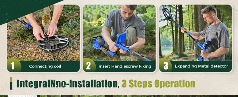 Metal Detector for Adults Waterproof-Professional Higher Accuracy Gold Detector with LCD Display,5 Mode,Advanced DSP Chip 12" Coil Metal Detector