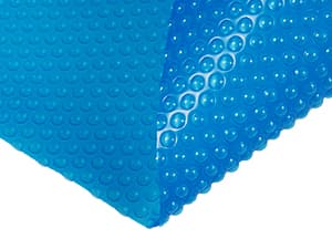 Goplus Pool Cover, 16 x 32 FT Solar Blanket with Carrying Bag for In-Ground and Above-Ground Swimming Pools, Rectangle Hot Tub SPA Thermal Blanket, Blue Bubble