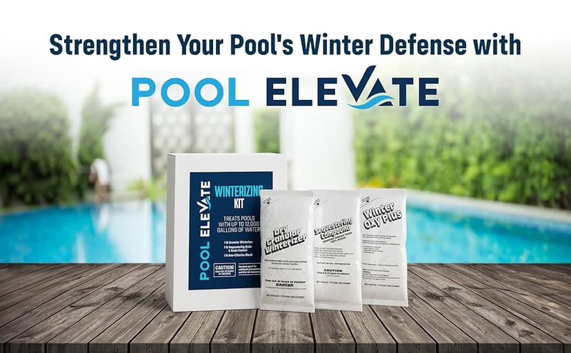 Winter Closing Kit - Winterizing for Above Ground & In-Ground Pools up to 12,000 Gallons: Protect Your at The end of Season with Our 3-in-one Maintenance