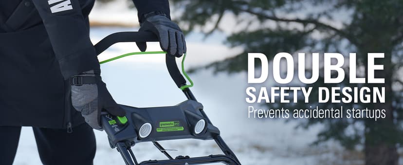 Greenworks 80V (75+ Compatible Tools) 20” Brushless Cordless Snow Blower, 2.0Ah Battery and Charger Included