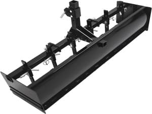 KUAFU 39.75" 3 Point Sleeve Hitch Rear Blade Compatible with ATV UTV Garden Tractors Lawn Mower Tractor Attachments Behind Rear Sleeve Hitch Tow Blade