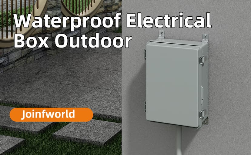 Joinfworld Waterproof Box for Electronics Outside 11.4x7.5x5.5" Outdoor Weatherproof Electrical Box Plastic Weather Proof Nema 4 Enclosure