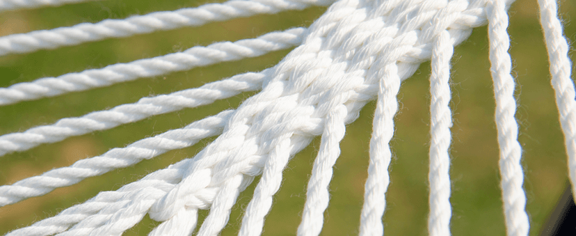 12ft Rope Hammocks, 46'' Wide Hardwood Spreader Bar (Beige, Twin)