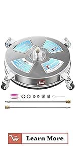 Tool Daily Foam Cannon with 1/4 Inch Quick Connector, 1 Liter, 5 Pressure Washer Nozzle Tips