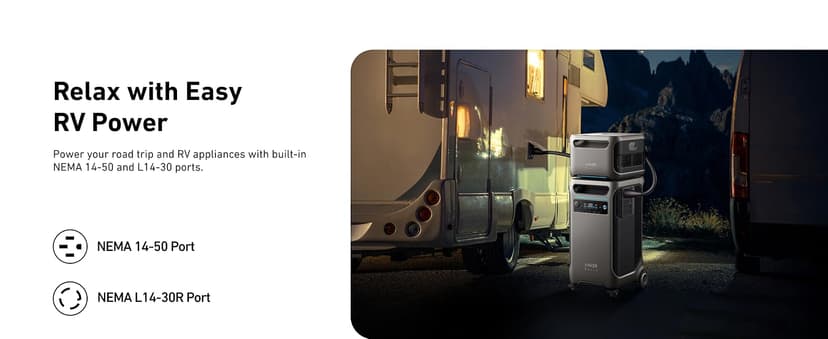 Anker SOLIX F3800 Portable Power Station, 3840Wh, LiFePO4 Batteries, Ultra-High 6000W AC Output with 120V/240V, Solar Generator for Home Backup, RVs, Emergencies, Power Outages, and Outdoor Camping