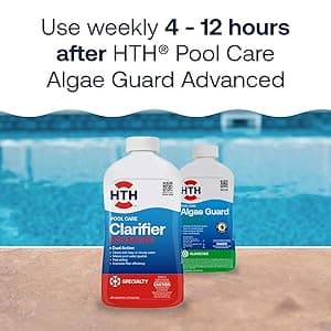 HTH 67067 Swimming Pool Care Clarifier Advanced - Crystal Clear Water in 24 Hours