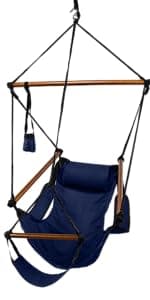 Hammaka Hanging Hammock Air Chair, Wooden Dowels, Tan