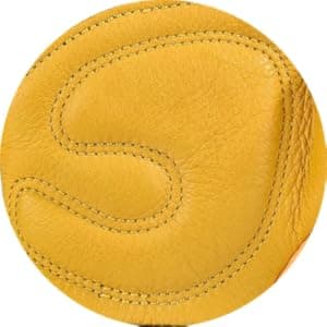 Cowhide Leather Thorn Proof & Puncture Resistant Gardening Gloves for Women and Men, Touchscreen Compatible Working Gloves for Weeding, Digging, Planting, Gardening Gifts for Women, Size Medium