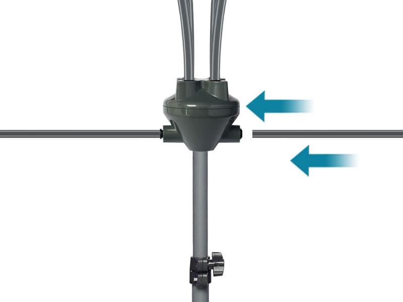 Standing Misters for Outside Patio, Adjustable Height 5.3 FT Stand Misting System for Cooling Outdoor, Portable Water Mister for Mist Playing, Patio Cooling, Backyard, Porch, Sprinkler (Gray)