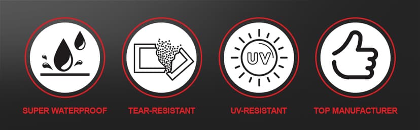 Push Lawn Mower Cover - Walk Behind Lawn Mower Covers Waterproof Heavy Duty, 600D Outdoor Push Mower Cover Universal with Storage Bag for Greenworks, EGO, Craftsman, Husqvarna, Honda and More