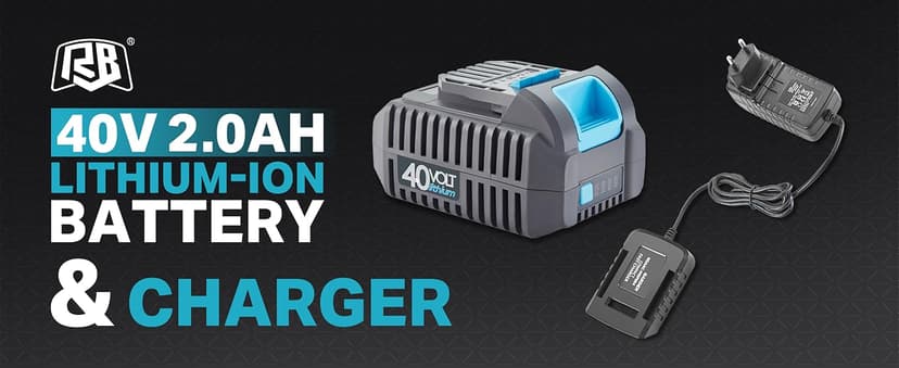 40V Cordless Lawn Mower with Brushless Motor - 13 Inch Lightweight 2-in-1 Push Mower, 5 Adjustable Cutting Heights, Low Noise & 40V Lithium-Ion Battery Included, Ideal for Small Yards