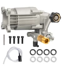 Hourleey 7/8" Shaft Vertical Pressure Washer Pump, 3400PSI 2.5GPM, Replacement Pump for Power Washer Kit, Compatible with Honda, Simpson, RYOBI, Briggs & Stratton, Subaru, Craftsman