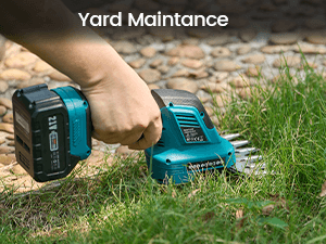 Seesii 6-in-1 Cordless Pole Saw and Pole Hedge Trimmer Grass Shears Combo Kit, Electric Mini Chainsaw with 2*4.0 Ah Batteries, Extension Tree Prunner, Bush Trimmer Limb Branch Cutter, 16ft Long Reach