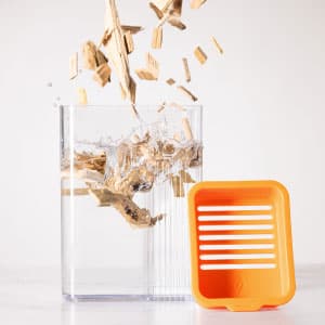 Fire & Flavor Premium All Natural Wood Chips for Smoker - Wood Chips for Smoking - Smoker Wood Chips - Smoker Accessories Gifts for Men and Women - Hickory - 2lbs