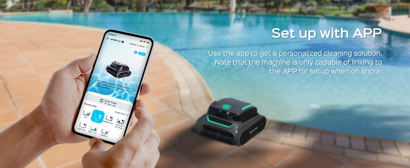 WYBOT S2 Inground Pool Vacuum up to 3230.Sq.ft, Cordless Robotic Pool Cleaner Lasts 210 Mins with Smart Navigation, Dual Filtration, Touch/APP Modes