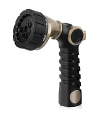 RESTMO Watering Wand Heavy Duty, Metal Garden Hose Wand with 10 Spray Patterns, 15-Inch Long Hose Nozzle Sprayer with Thumb Flow Control, Ideal to Water Hanging Baskets and Shrubs