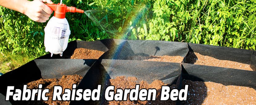 CJGQ Fabric Raised Garden Bed 6x3x1ft Garden Grow Bed Bags for Growing Herbs, Flowers and Vegetables 128 Gallon