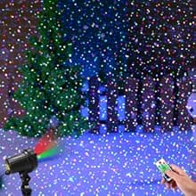 Christmas Laser Lights, Outdoor Garden Laser Lights Projector with Moving RGB Waterproof for Christmas Holiday
