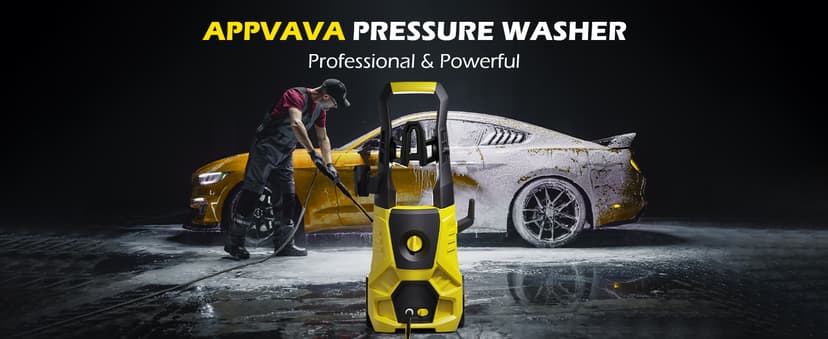 Electric Pressure Washer 4800 PSI 3.0 GPM High Power Washer with 4 Nozzles, 35FT Power Cord, Cleaning Machine with Foam Cannon for Cars Fences Driveways Patios Home Cleaning