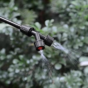 REALWORK 4-Gallon Backpack Sprayer with Padded Shoulder Strap for Pests & Weeds, Watering Garden, and Spraying Plants, in Translucent White